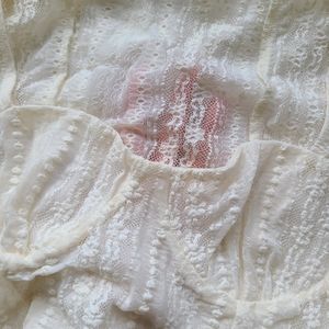 LACE TOP LONG SLEEVE COTTAGECORE